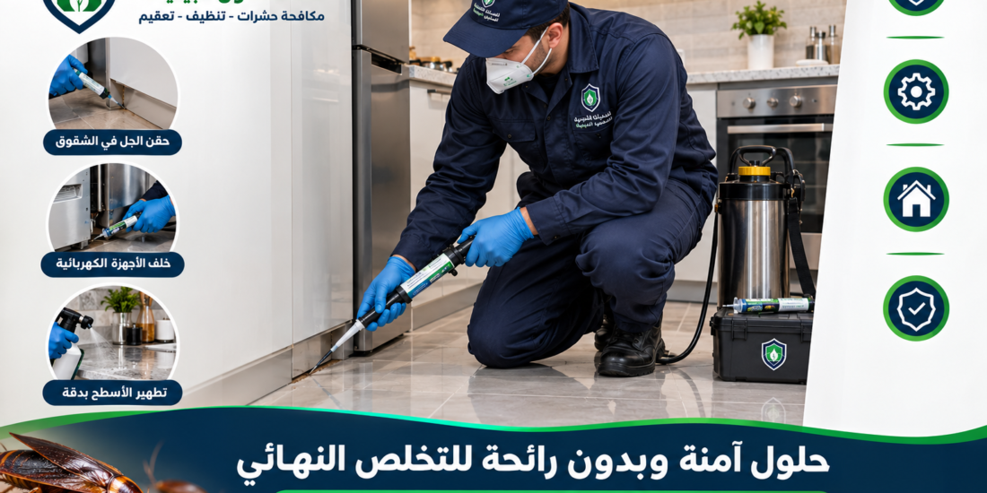 افضل طريقة للتخلص من الصراصير في المطبخ | دليل الإبادة بالجل 2026