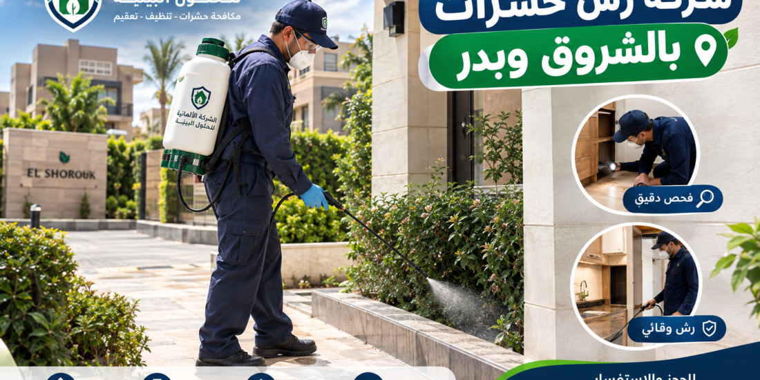 شركة رش حشرات بالشروق وبدر: الدليل الشامل لشركات رش الحشرات وتحصين المنازل 2026
