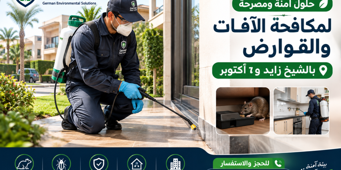 دليلك الشامل لخدمات مكافحة الحشرات والقوارض بالشيخ زايد 2026