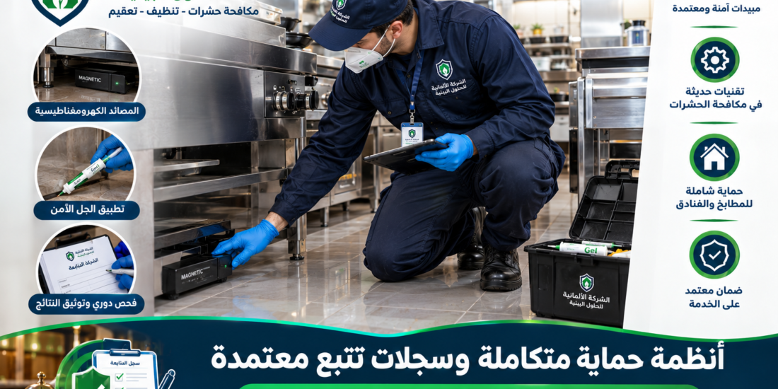 مكافحة الحشرات للمطاعم والفنادق والمنشآت: الدليل التجاري لمعايير السلامة الغذائية وIPM 2026
